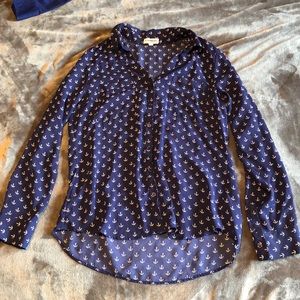 Express  button down blouse